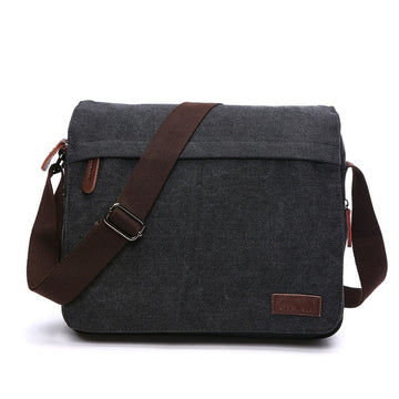 Kylethomasw Canvas Messenger Bag Men Travel Shoulder Bag Laptop Bag Crossbody Bag School Bag